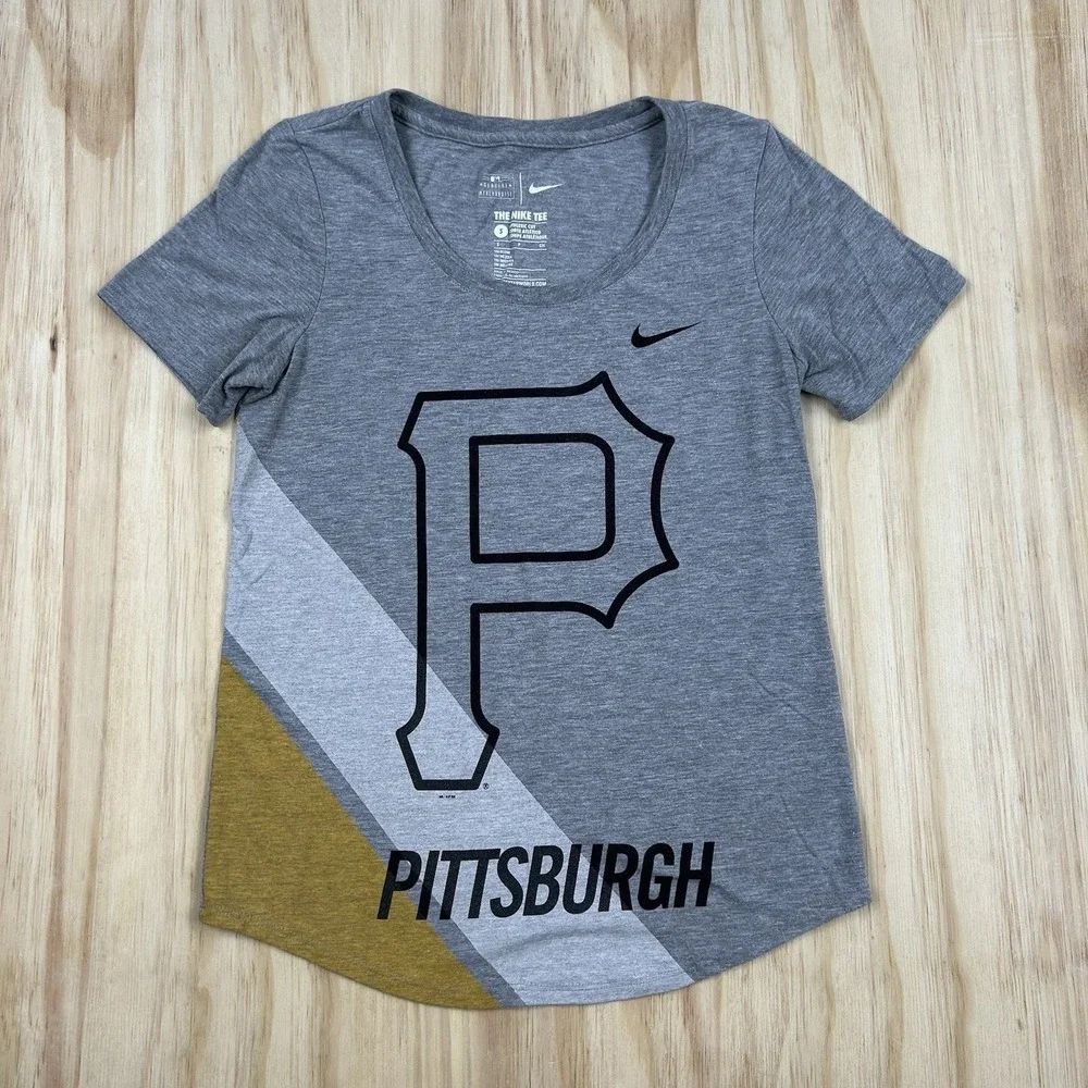 Pittsburgh Pirates Nike The Nike Tee Short Sleeve Women's Small Breathable